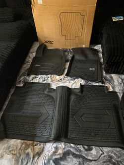 3W All Weather Floor Mats Chevy Silverado GMC Sierra 1(contact info removed) 3500 HD Crew Cab 2019-2026