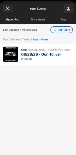 Don toliver VIP tickets