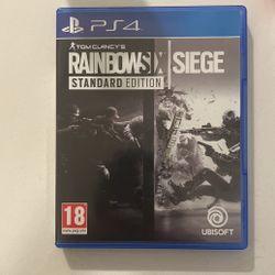 PS4 Game Rainbow 6