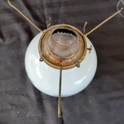 Oil Lamp. Currier And Ives