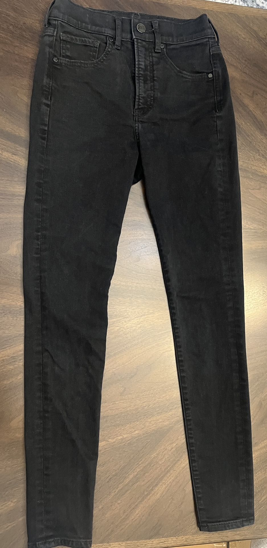 Express Black Denim Skinny High Rise Womens Jeans