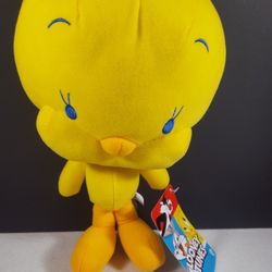 Looney Tunes Warner Brothers Tweety Bird Doll Plush Chibi 10" Cartoon