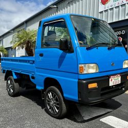 1996 Subaru Sambar Kei Truck 4WD, 5 Speed Manual Transmission, 660cc Gas, 112k Original Miles Verified, NO A/C. JDM Import, RHD.