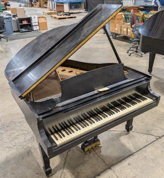 1961 Steinway And Sons, Ebony Baby Grand Piano Model S