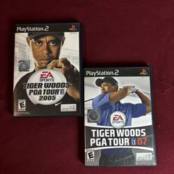 2 Tiger Woods PS2 games lot 