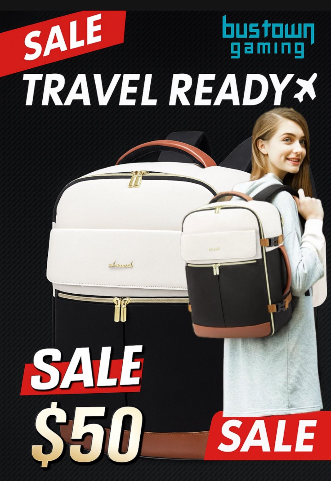 🎒 LOVEVOOK Travel Backpack – 40L Carry-On (NEW)