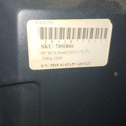 Used 65" RCA LED LCD