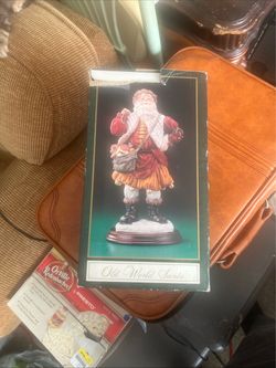 Old World Santa Figurine in Box