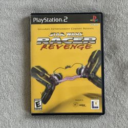 Star Wars: Racer Revenge Sony PlayStation 2 PS2, 2002, Blue Disc