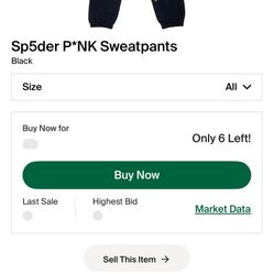 Sp5der P*nk Sweatpants