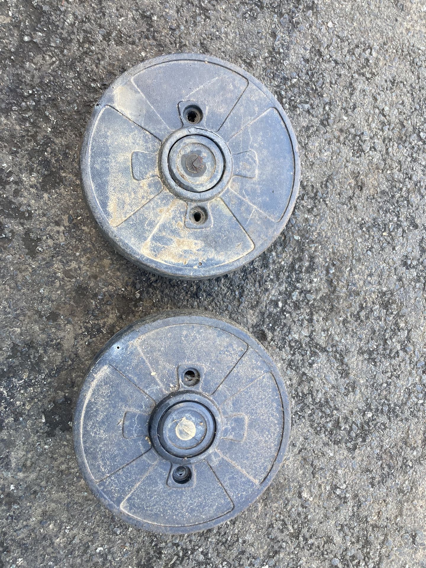 30 Pound Wheel Weight Set Pair 8” 10”