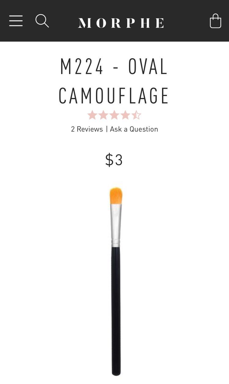 Morphe brush M224 Oval Camouflage $3