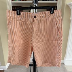 Free Planet Men's Striped Seersucker Shorts