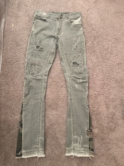 Smoke Rise Stacked Ripped Jeans