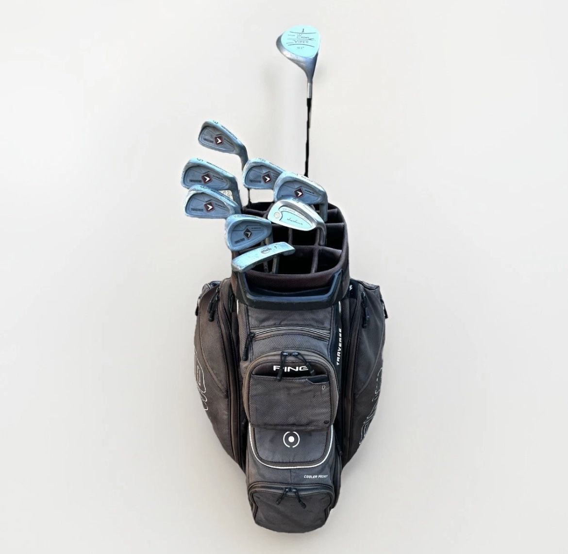 Right-Handed Golf Set w/ Ping Bag – Oversize Clubs, Forgiving & Beginner Friendly!