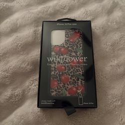 wildflower iphone 16 plus cherry case 