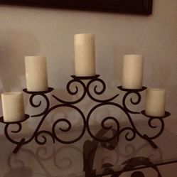 Candle Holder - Party Lite - Black Iron