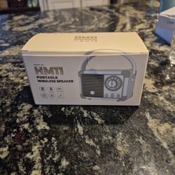 Cosmic Retro Bluetooth Speaker Vintage Decor, Portable Wireless Bluetooth Speaker