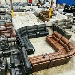 Living Room Clearance Sofas from $450, Sectionals from $500!