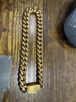 Craftd London 18 Ct Gold Plated 8mm Miami Cuban Link Bracelet 
