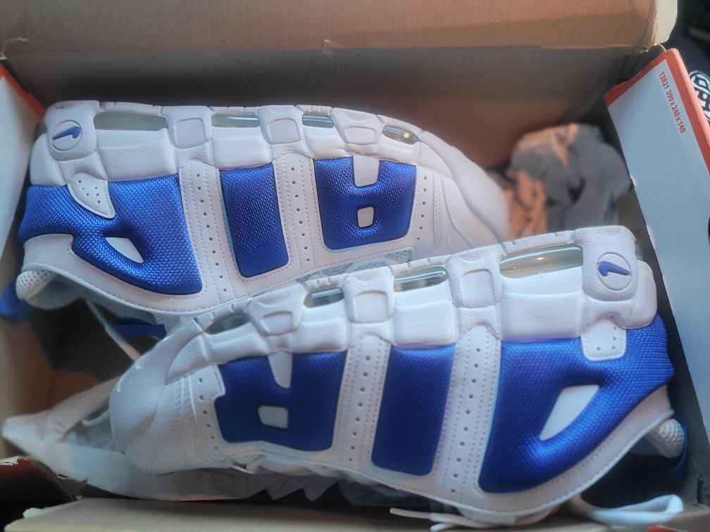 Nike Air More Uptempo (WHITE & Blue)