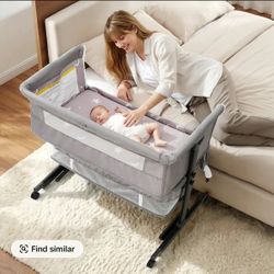Bedside crib new