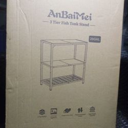Heavy Duty 3 Tier Fish Tank Stand (Black)