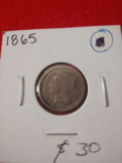 1865 3 cent