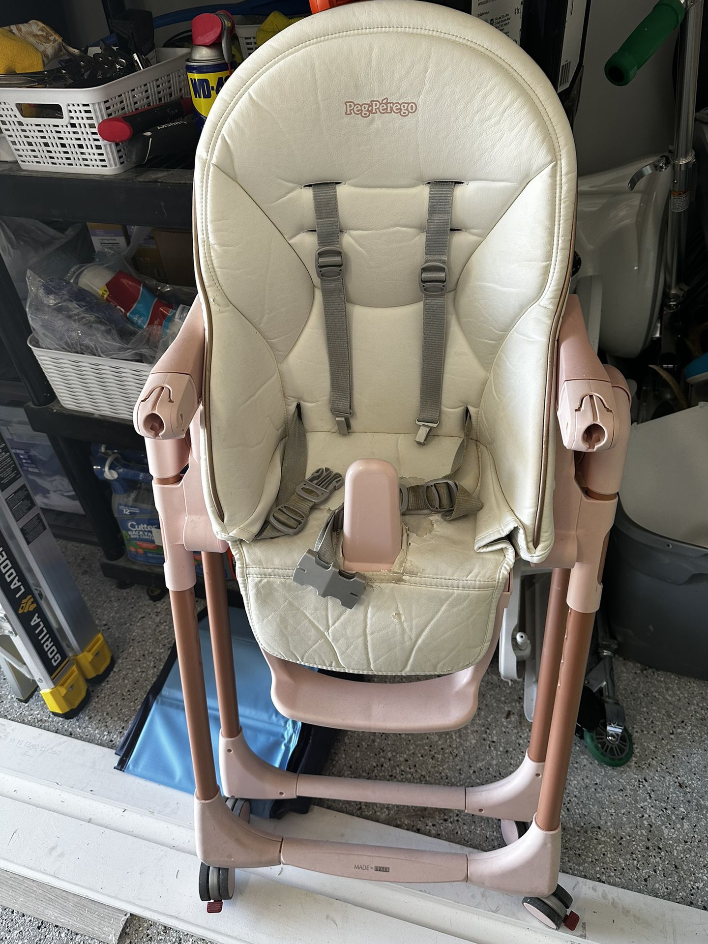 Peg Perego High Chair (Pink)