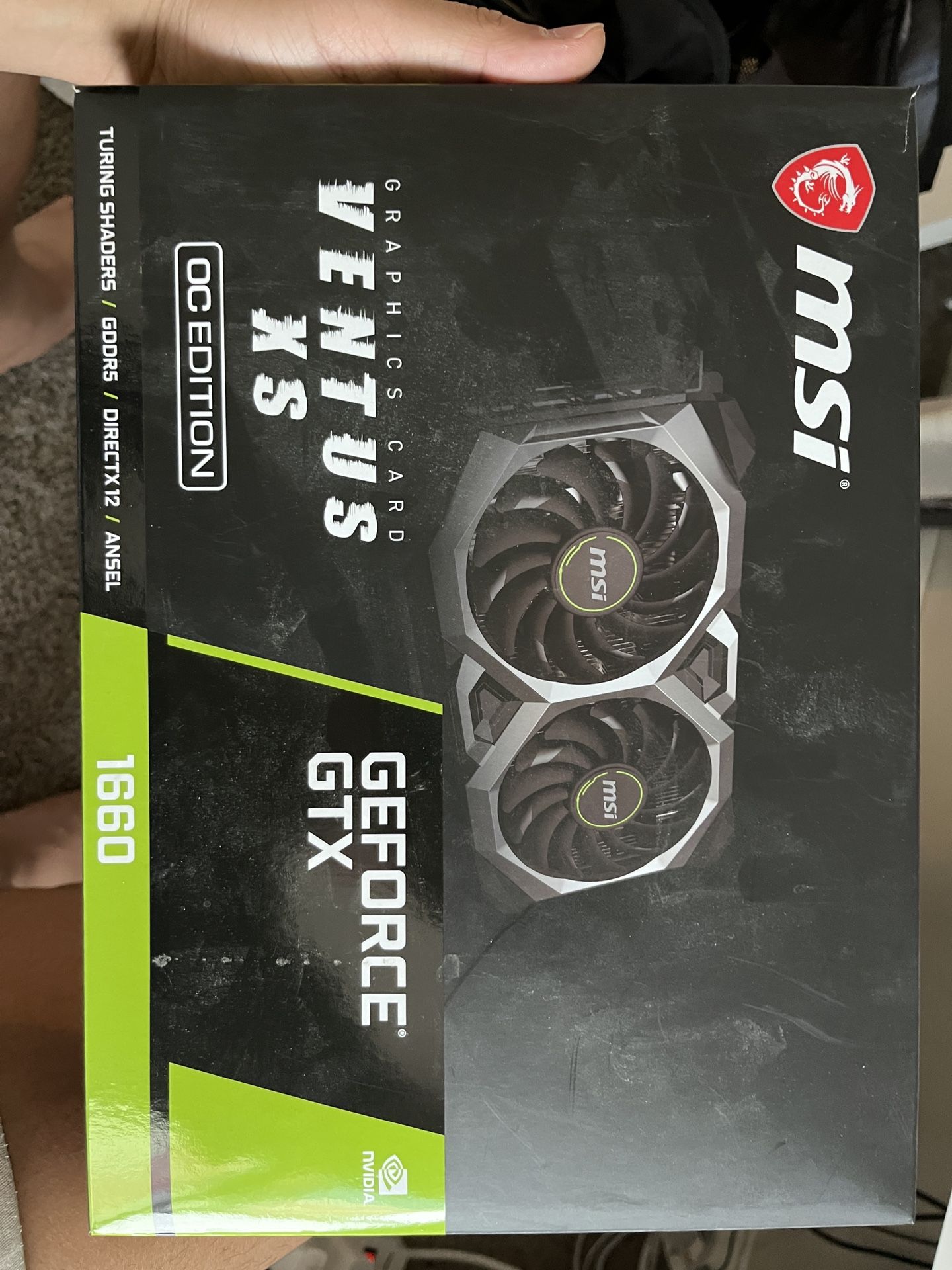 Nvidia GeForce GTX 1660 Ventus XS OC Edition GPU