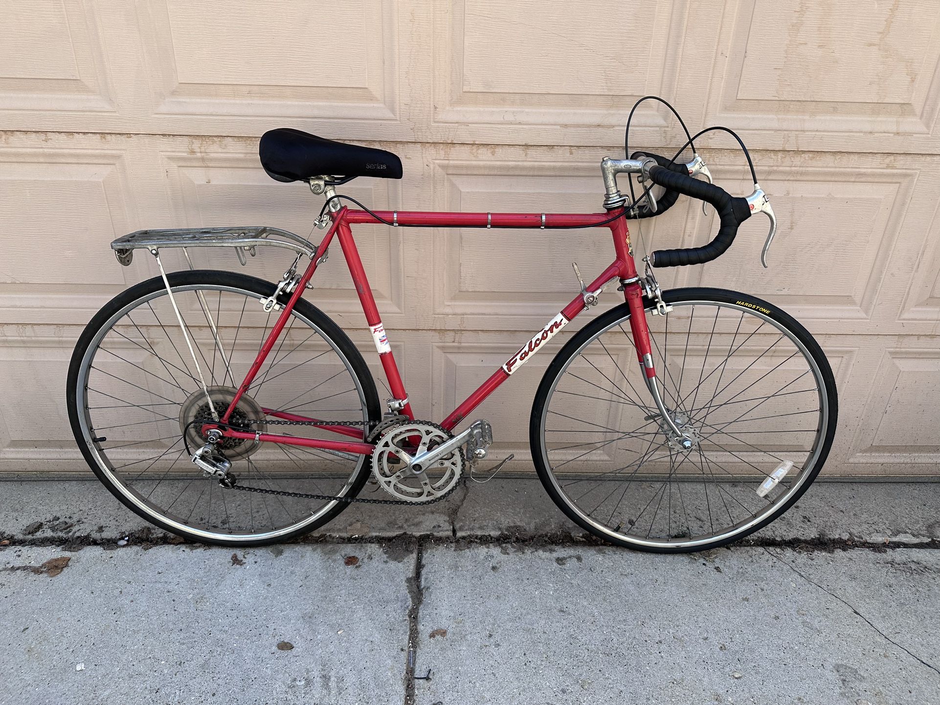 Falcon By Ernie Clements Vintage Road Touring Bike City Commuter Made In England 10-speed