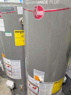 New Water Heater Rheem Performance Platinum Gas