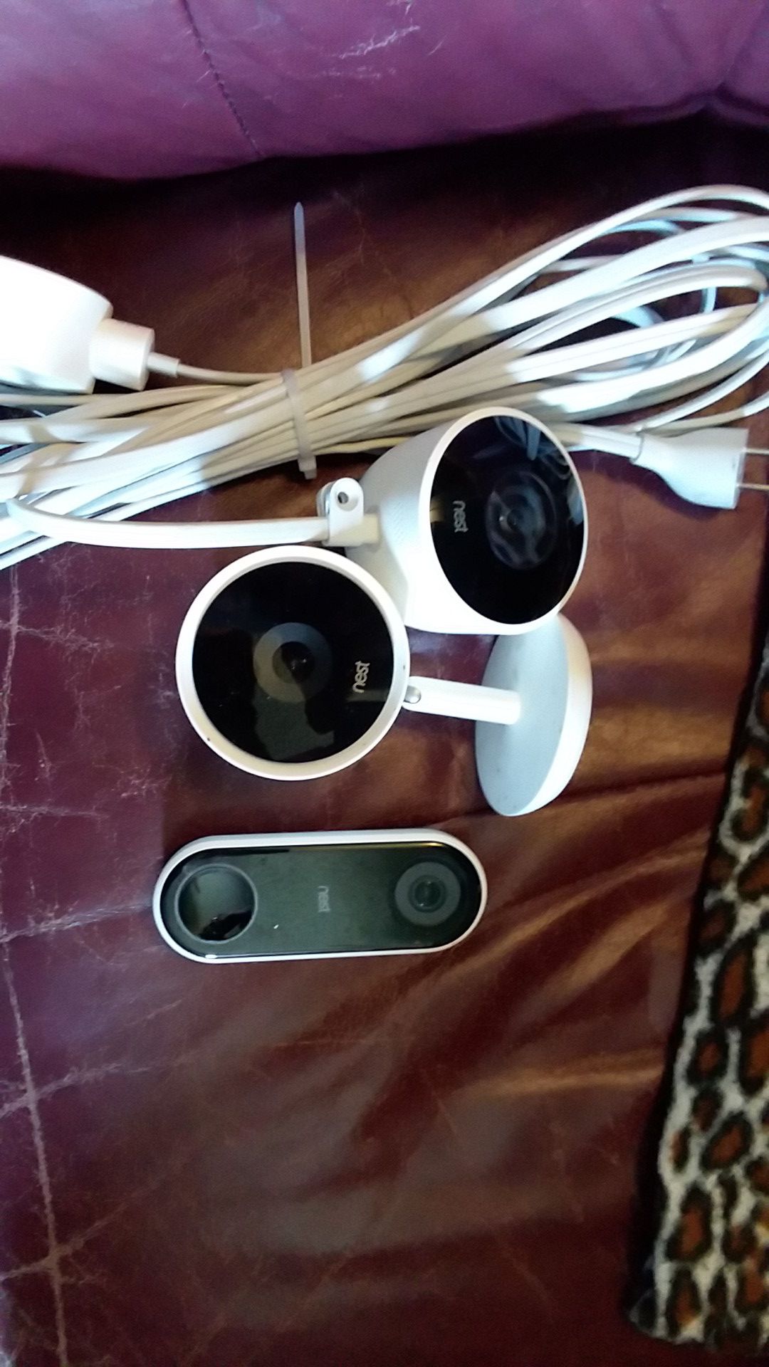 NEST Doorbell Camera with two extra camera's