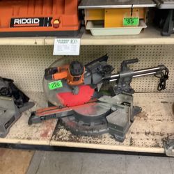 Ridgid Dual Sliding Miter Saw 
