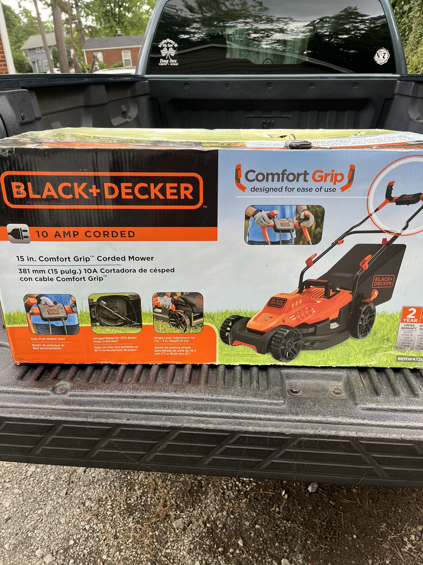 Black And decker Corded Electric Push Mower 