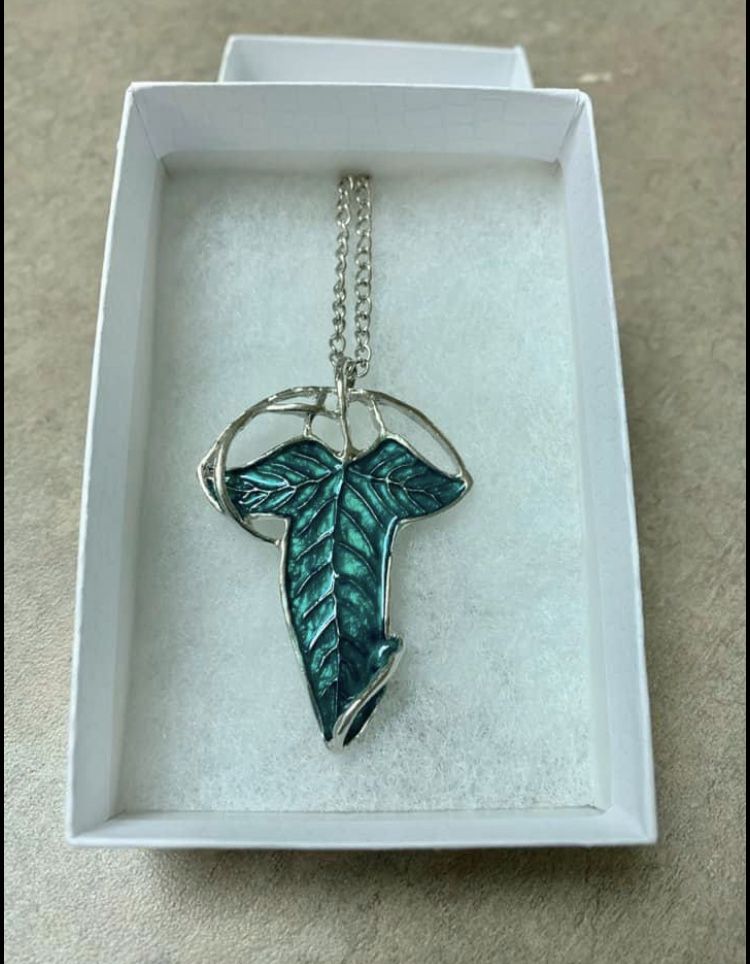 Lord of the Ring’s Leaf Elven Pin Brooch or Necklace :)