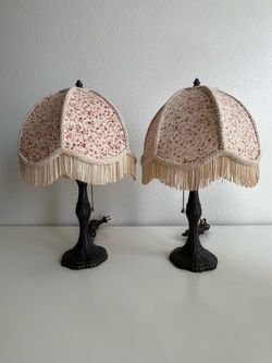 Vintage Paul Sahlin Tiffany Lamps(2)