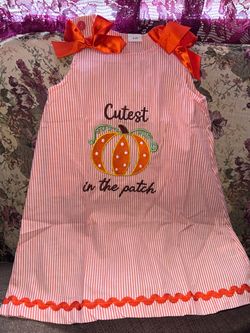 Girls Pumpkin Patch Dress