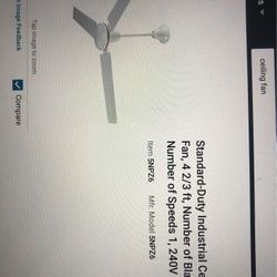 (2)Dayton Commercial Fan