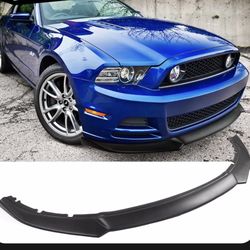 Fits 13-14 Ford Mustang IKON Style Front Bumper Lip Spoiler PP