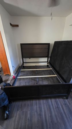Queen bed frame