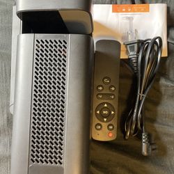 4K Mini Projector 2026 Upgraded Support Native 1080P FHD, Smart Projector [Built-in Apps] with WiFi and Bluetooth, Real-Time Auto Focus & Keystone Cor