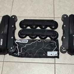 Roces M12 Aggressive Skates Size 15 W/ Extra Frames