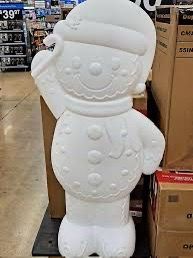 Paint Your Own Lighted Blow Mold Gingerbread Man
