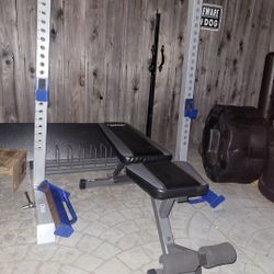 squat Bench Press Rack 💪 n weights