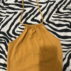 Yellow Halter Top