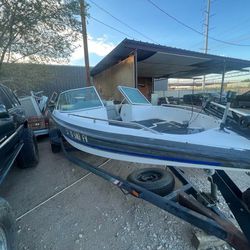 1990 Boat With Trailer