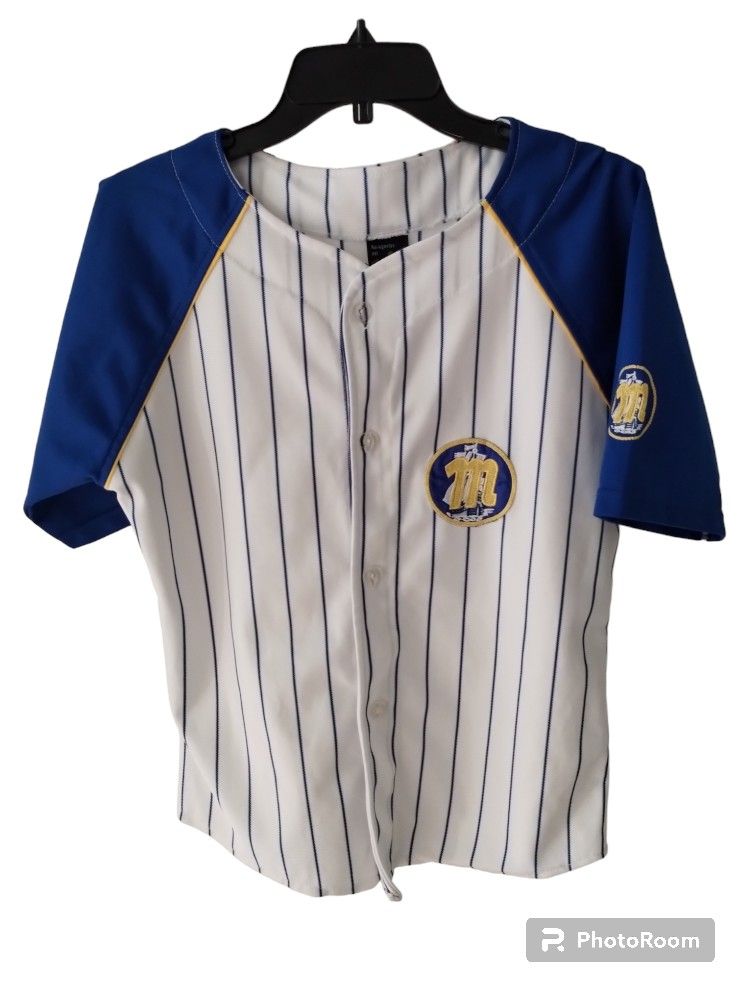 RARE Boy’s Navegantes del Magallanes Baseball Jersey Venezuela Kids Size 16