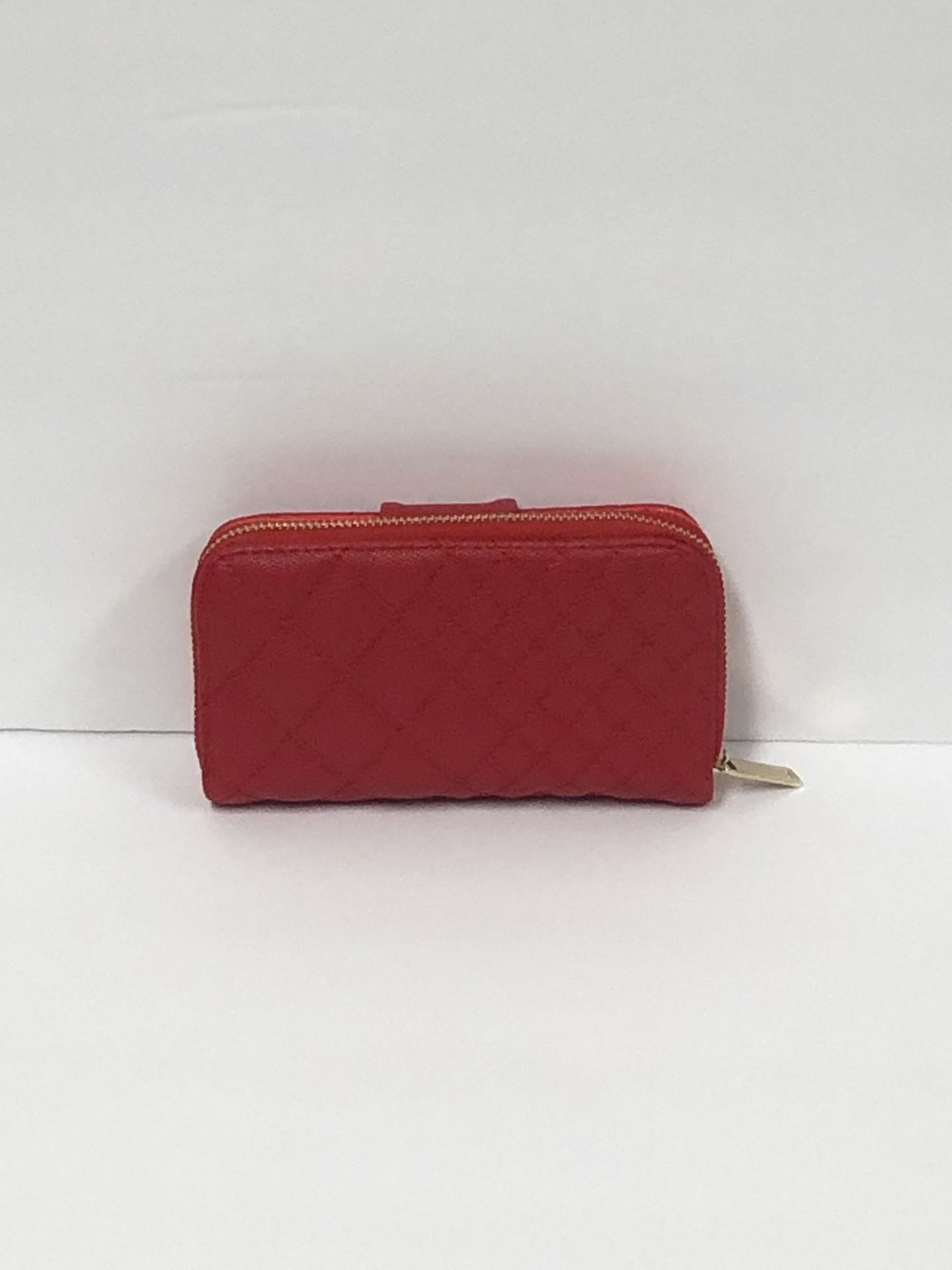 Red Leather Double Sided Wallet