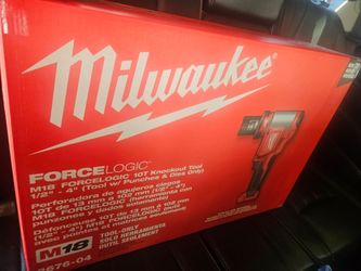 10 ton knockout tool 1/2 to 4 Milwaukee